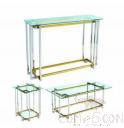 Console Table，Stainless Steel，130*40*80cm