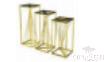 End Table，Stainless Steel，40*40*53cm