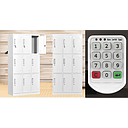 9-Door Locker, 1.3Mm Cold Rolled Steel, H180*W90*39Cm