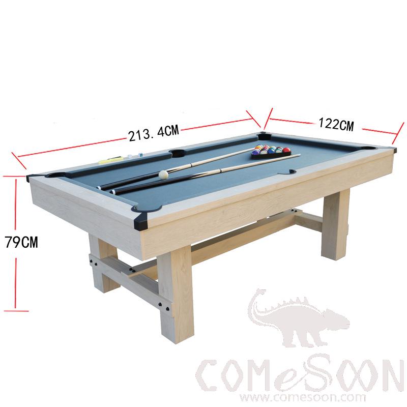 Billiard Table，MDF，213.4*122*79cm，Only For Indoor Use