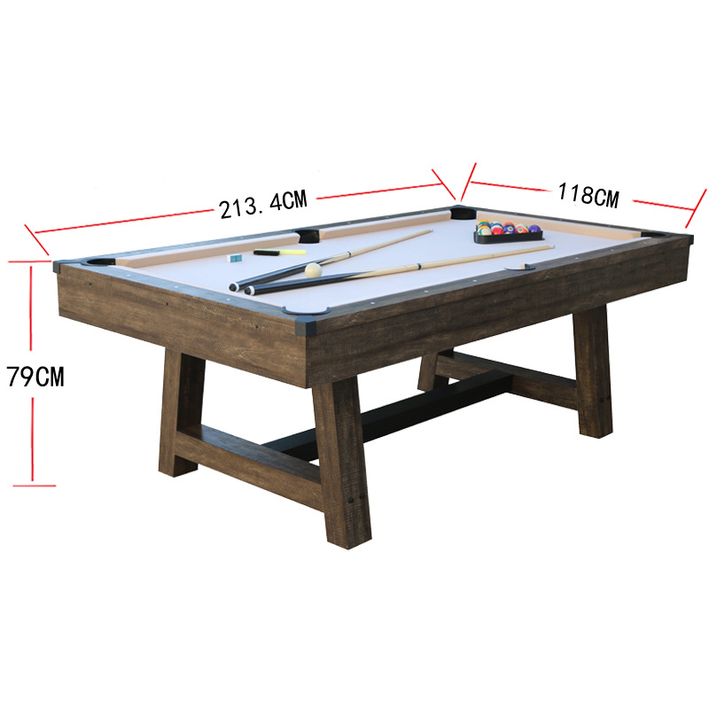 Billiard Table，MDF，213.4*118*79cm，Only For Indoor Use