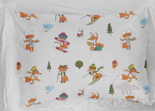 Kids Bed Pillow Cover With Own Motif,Ba,45*65cm