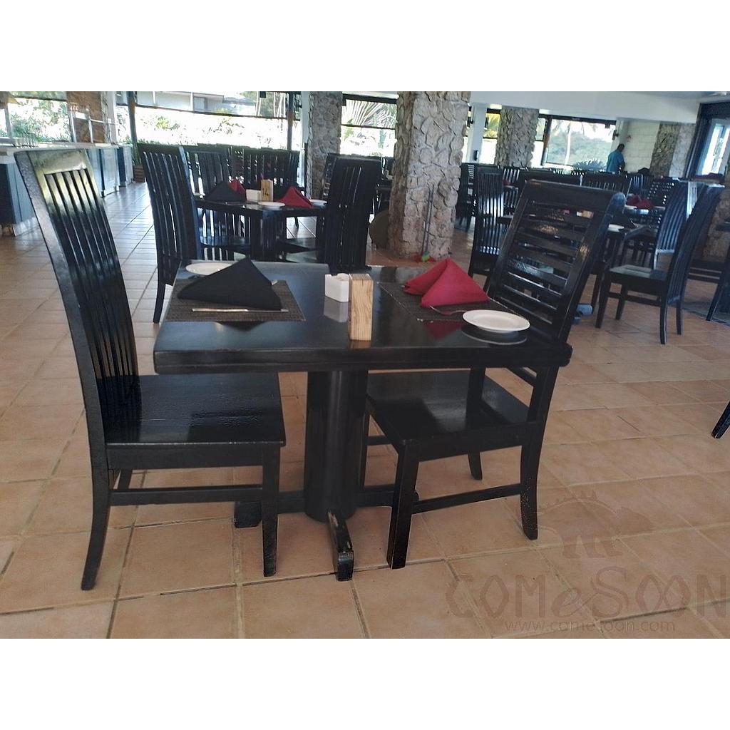 Square Table For 4, Teak, L80*W80*H75Cm