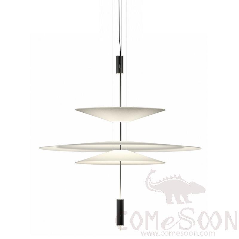 Small Pendant Lamp, Metal + Acrylic, Height 830 (360+680+360+215)Mm