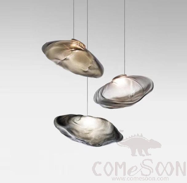 Small Chandelier, Handmade Glass+Hardware, D250Mm