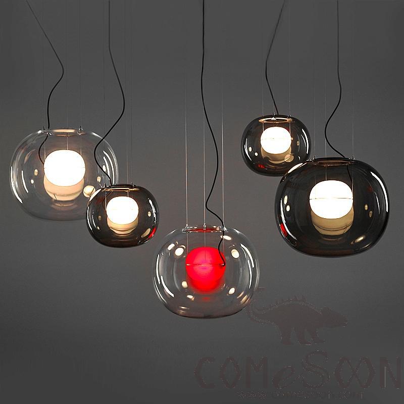 Small Pendant Lamp, Metal+Glass, D400*400*350Mm