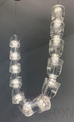 Small Chandelier, Hardware+Acrylic, D75*H85Mm