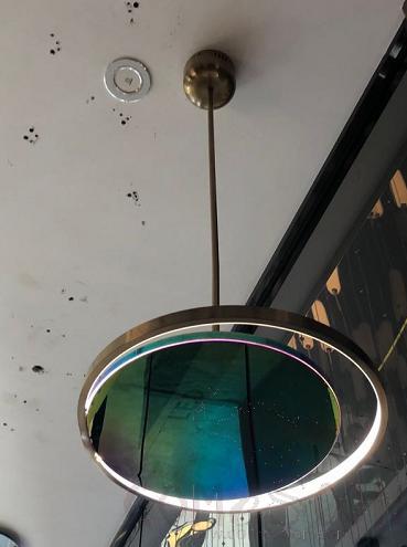 Small Pendant Light, Stainless Steel + Glass, Φ600Mm