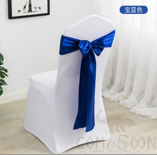 Chair Cover Band,Blue,14*275Cm