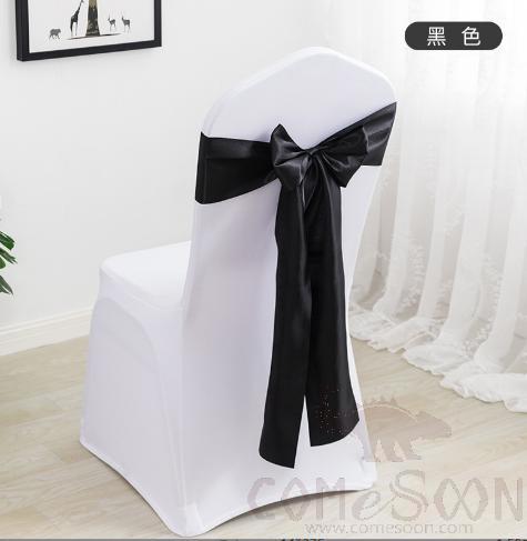 Chair Cover Band,Black,14*275Cm