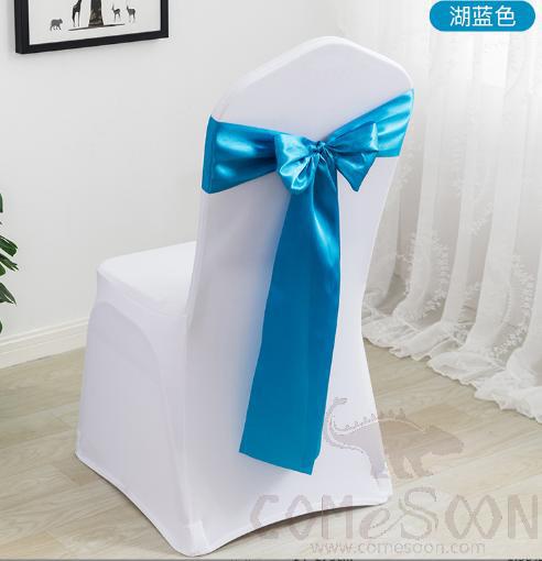 Chair Cover Band,Lake Blue,14*275Cm