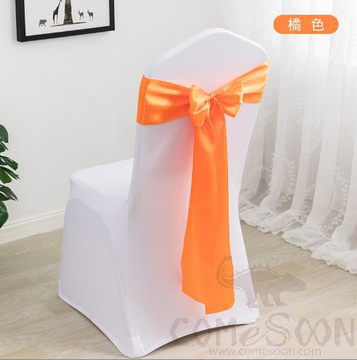 Chair Cover Band,Orange,14*275Cm