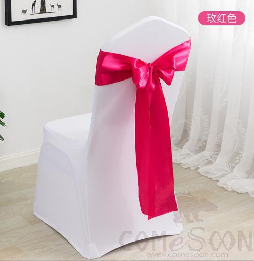 Chair Cover Band,Rose,14*275Cm
