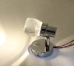 6000K Led Reading Light, Chrome Plated Iron, 90*65*65Mm