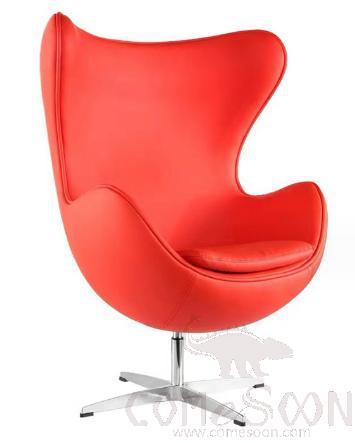 Egg Dining Chair,Western Leather,70*65*100Cm