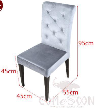 Dining Chair,Velvet,45*55*95Cm