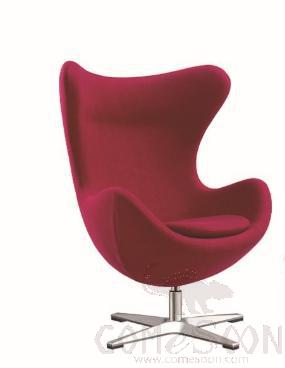 Egg Dining Chair,Western Leather,70*65*100Cm