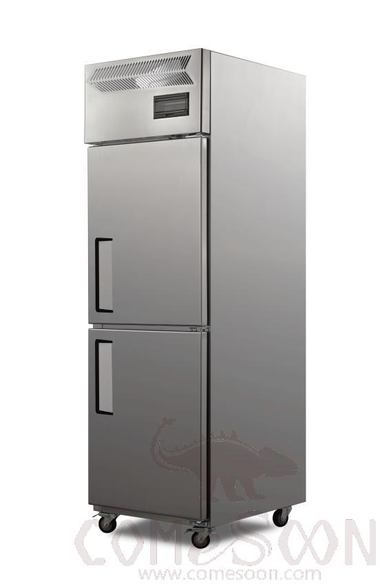 Single Door Ventilated Upright Freezer, 610 * 760 * 1960mm, 438L, -18~-5 °C &amp; 2~8°C