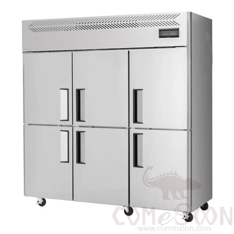 3 / 6 Doors Ventilated Upright Freezer, 1800 * 760 * 1960mm, 1522L, 2~8 ℃