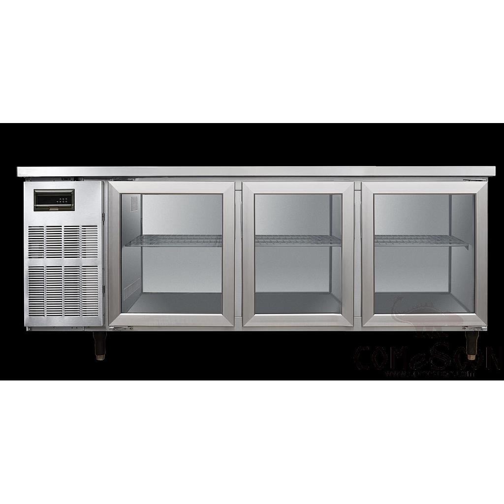 2 Doors Under-counter Chiller, 1800 * 800 * 800mm, 448L, 2~8 ℃