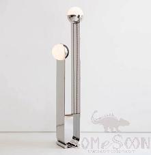 Floor lamp, stainless steel + glass, D380*H1550MM