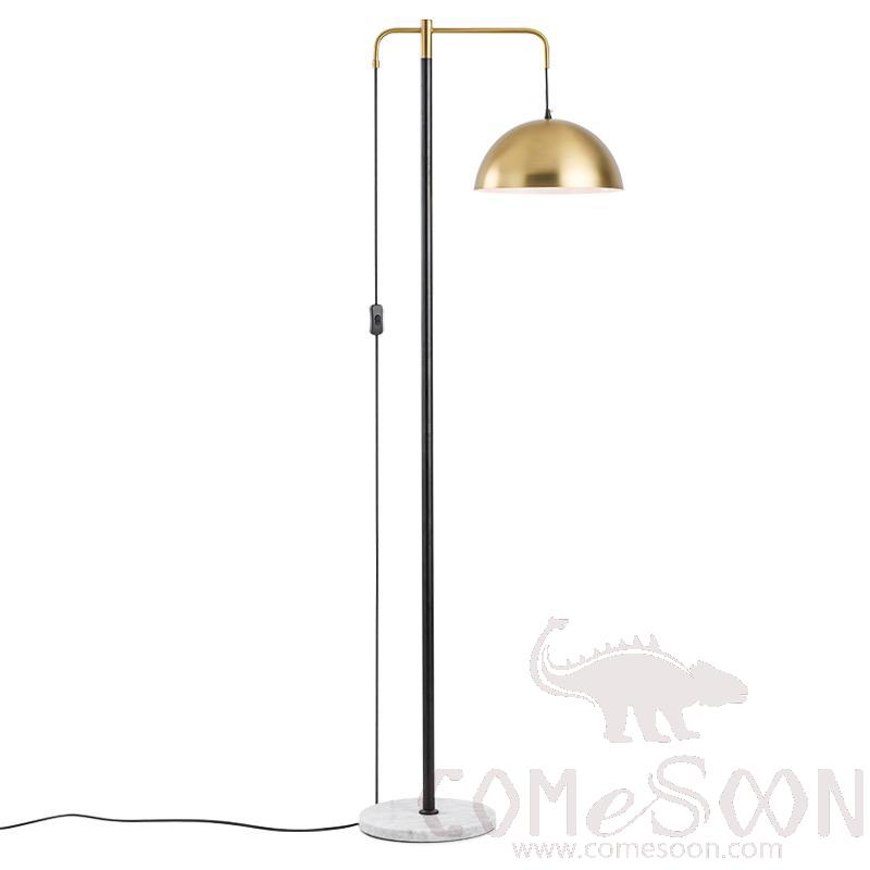 Floor Lamp, Hardware Electroplate+Baking Lacquer+Marble, W520*H1600MM