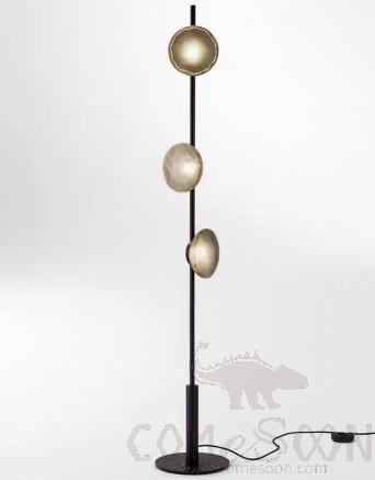 Floor Lamp, Hardware Lacquer+Glass, W280*H1800MM