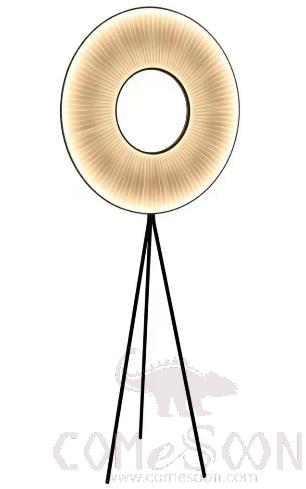 Floor lamp, iron + fabric, ¢60*H165CM