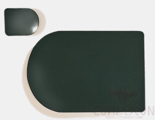 Customized Placemat, LL44*W30cm, Dark Green + Beige