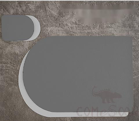 Customized Placemat, LL44*W30cm, Dark Gray + Beige