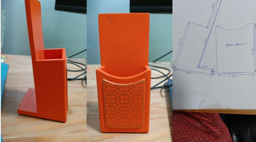 Remote Control Holder, Resin, 80*60*100+80Mm