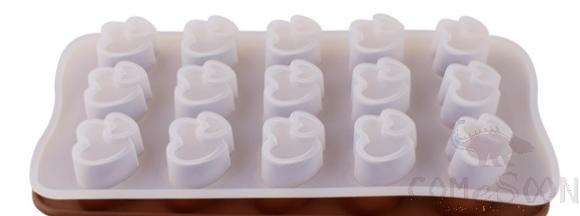 Silicone Chocolate Mold, Silicone, With Lid, Translucent White, 21*10.5*2cm