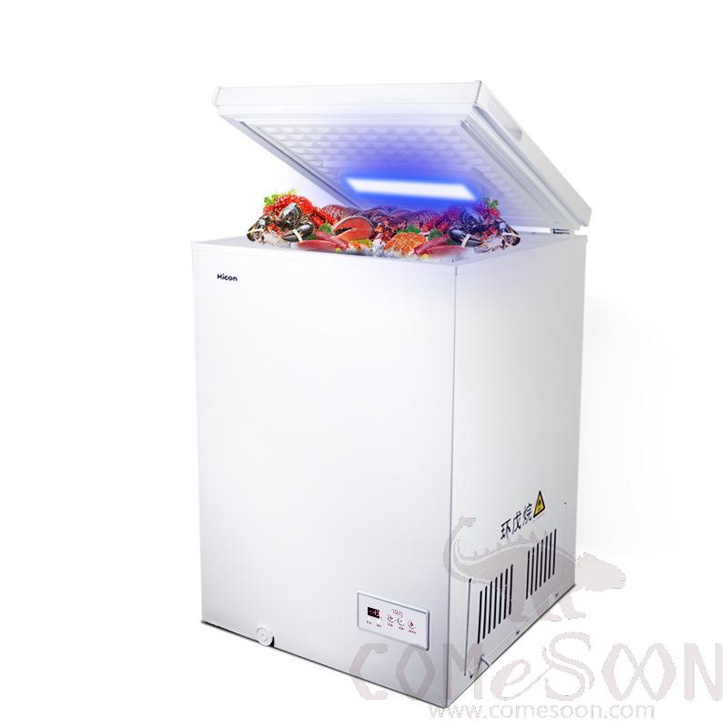 White Single-Door Ultra-Low-Temperature Freezer (-40 Degrees Celsius), 538*553*786mm