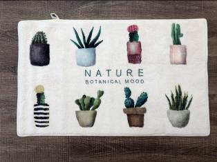 Imitation Cashmere Floor Mat-Succulents,Dacron,L45*W75cm