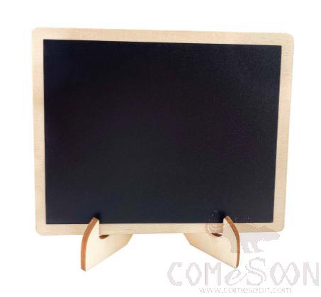 PVC Wood Small Blackboard, Rectangular, L8*W10cm