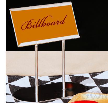 Stainless Steel Label Holder, 9.5*5.5*12cm