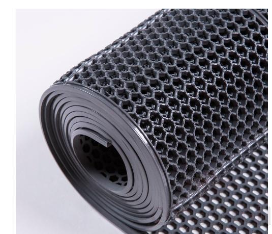 PVC Honeycomb Anti-Slip Floor Mat，L0.9*W15*H0.005M