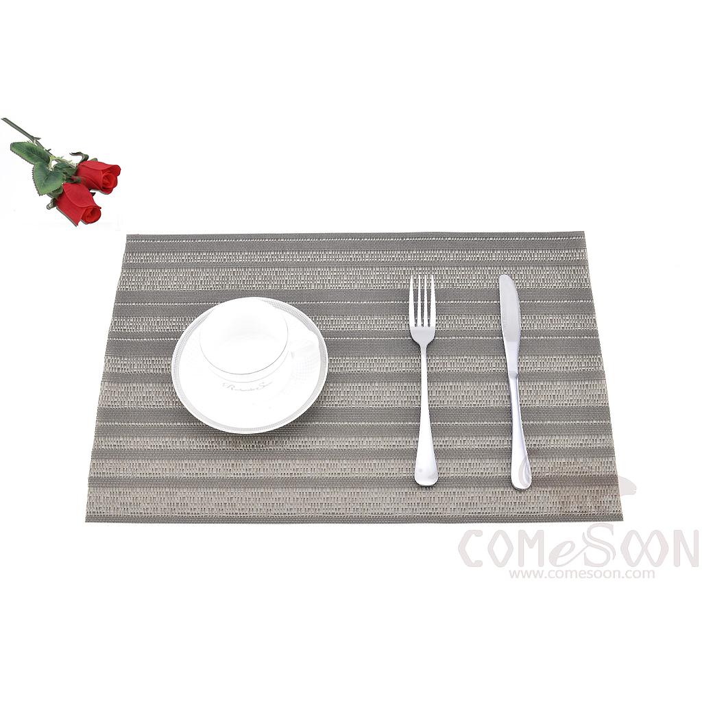 Hot Pressed Edge Pvc Placemat,Jacquard 28*43*0.1cm