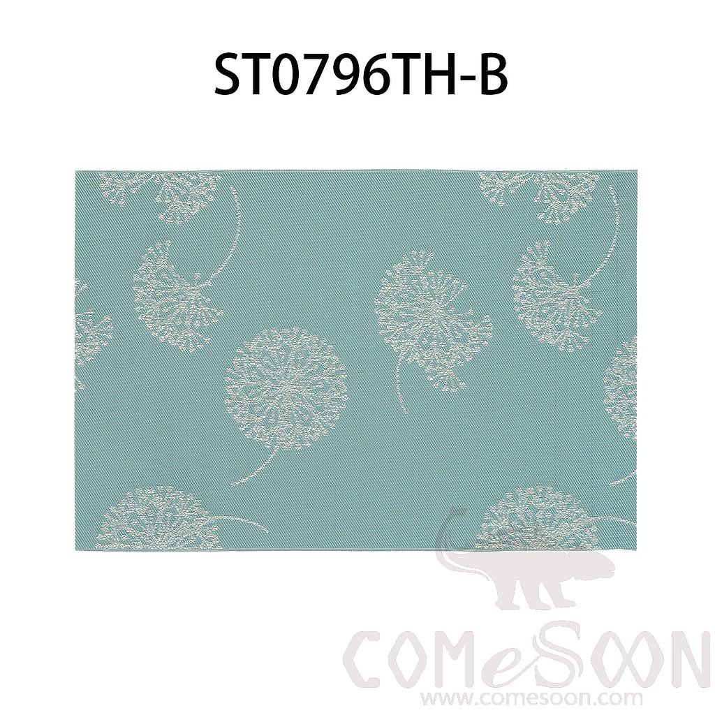 Hot Pressed Edge Pvc Placemat, Coarse Ice Yarn Blue
Color Dandelion 28*43*0.1cm