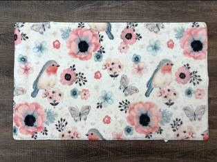 Imitation Cashmere Floor Mat-Bird,Dacron,L45*W75cm