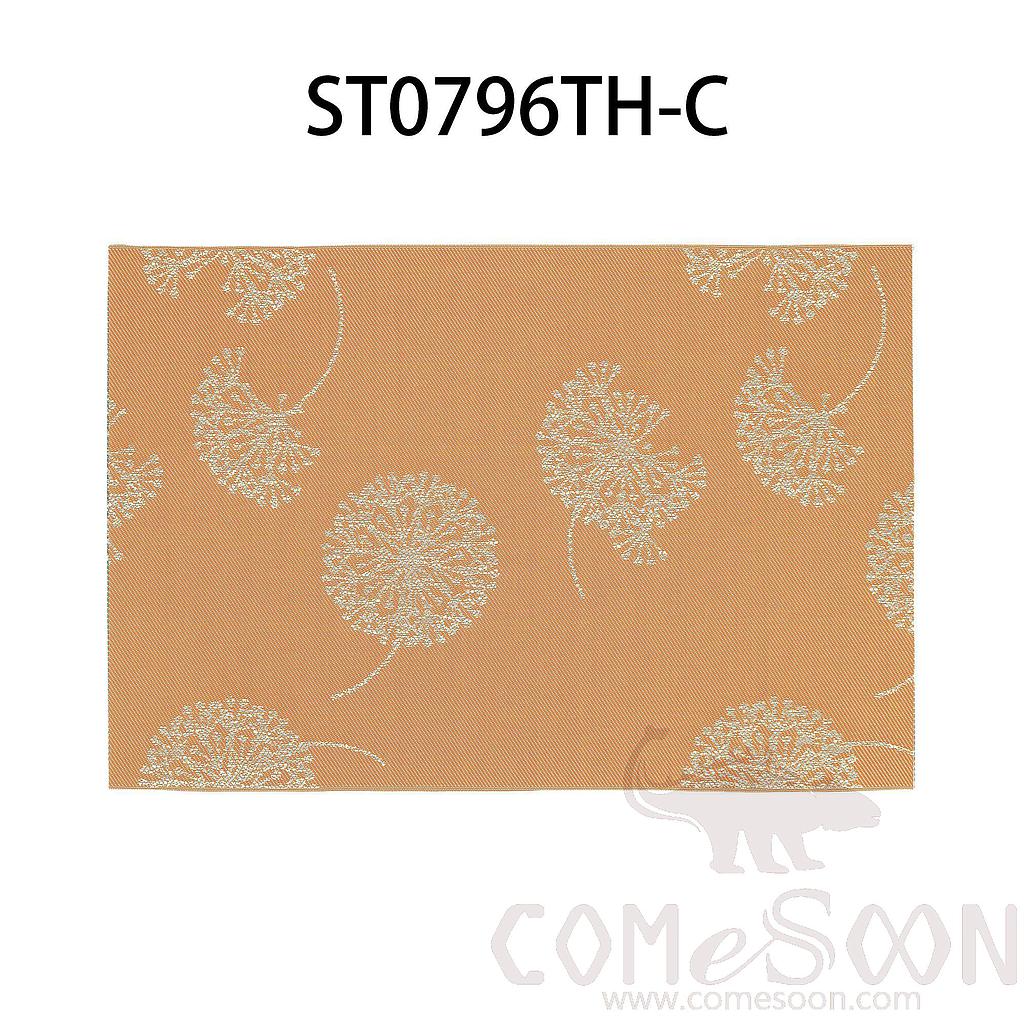 Hot Pressed Edge Pvc Placemat, Coarse Ice Yarn Yellow
Color Dandelion 28*43*0.1cm