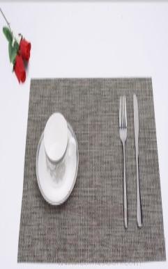 Hot Pressed Edge Pvc Placemat, Gold Shiny Silk 28*43*0.1cm