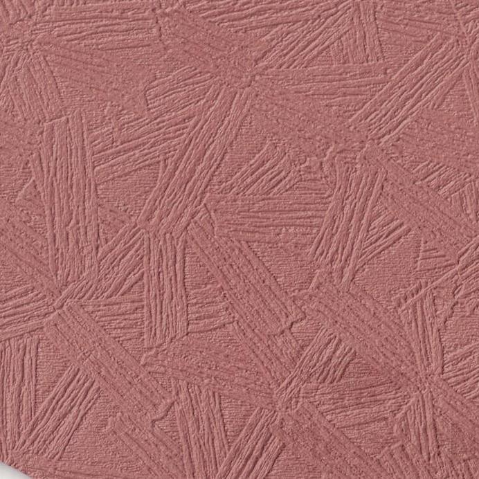 Hot Pressed Edge Round Corner Pink Embossed Leather Crimped Placemat 28*43*0.1cm