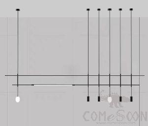 Art Chandelier, Belt, L200*H100Cm