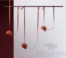 3C Ring Pendant Light, Aluminum+Spray+Strap, D890*H800Mm