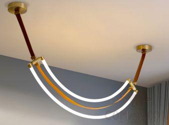 Sagittarius Chandelier, Acrylic+Leather+Plating, L1000*H850Mm