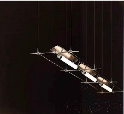 Art Chandelier, Stainless Steel + Aluminum + Acrylic, L1800Mm