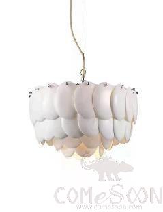 Scale Chandelier, Hardware+Ceramic, L38*W38*H28Cm