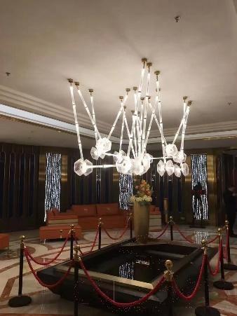 Art Chandelier, Iron+Glass, 300*800Mm
