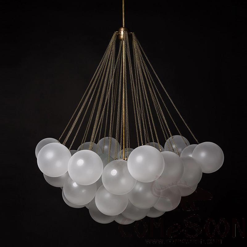Art Chandelier, Hardware+Glass, D800*H1000Mm